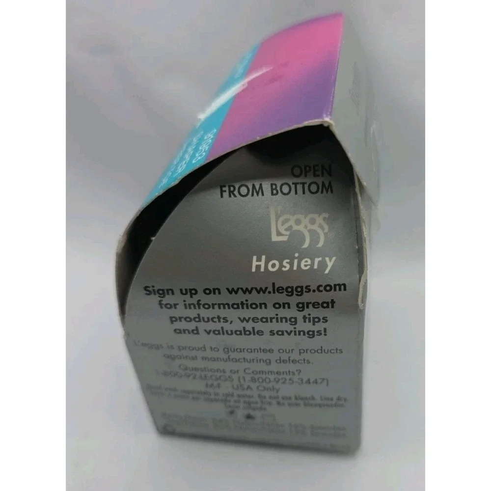 L'eggs Silken Mist Shaper Panty Pantyhose Size Q XL Black New In Box